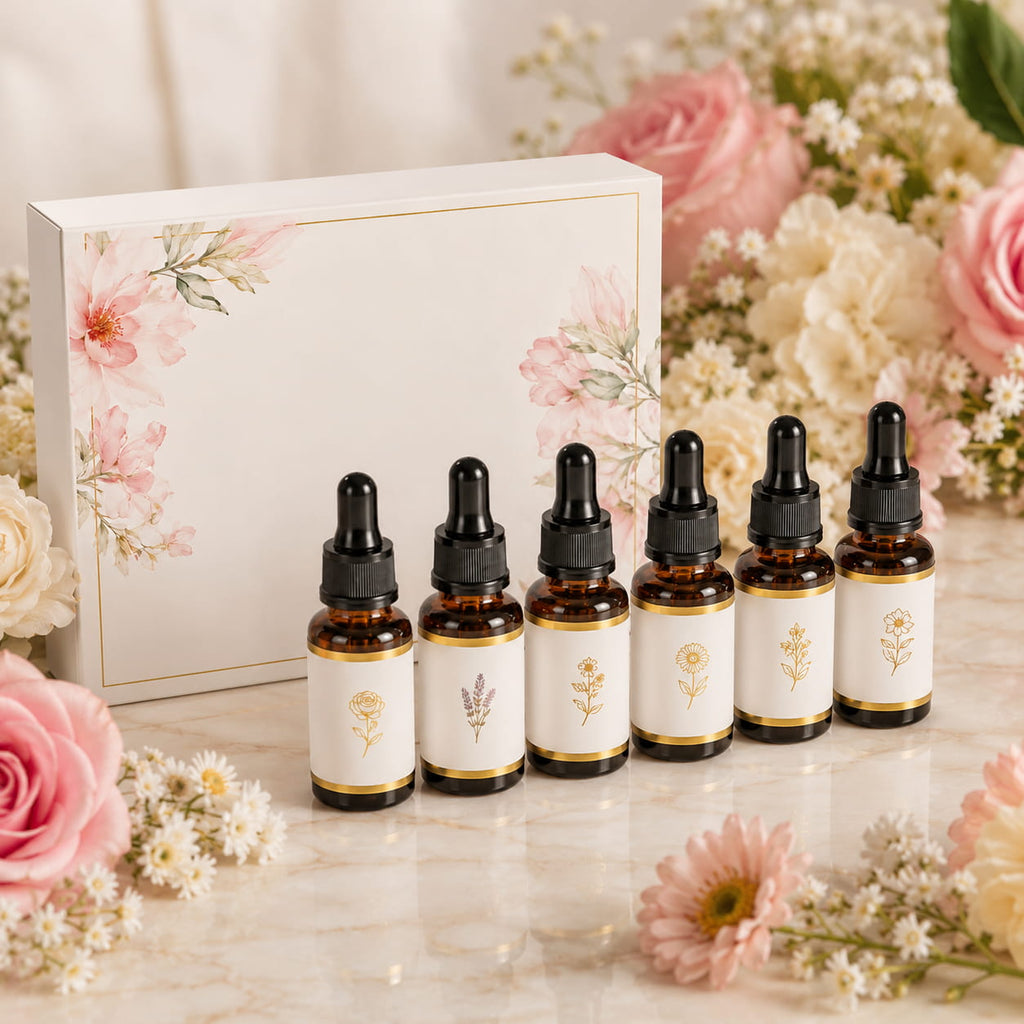 Essential Oils Set — 6 Pure Aromatherapy Oils