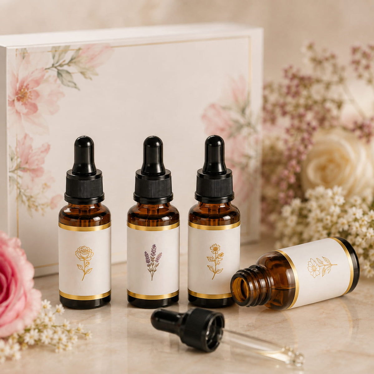Essential Oils Set — 6 Pure Aromatherapy Oils