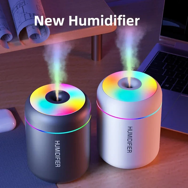 Mini Aroma Humidifier & Air Purifier — USB