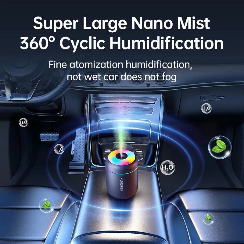 Mini Aroma Humidifier & Air Purifier — USB