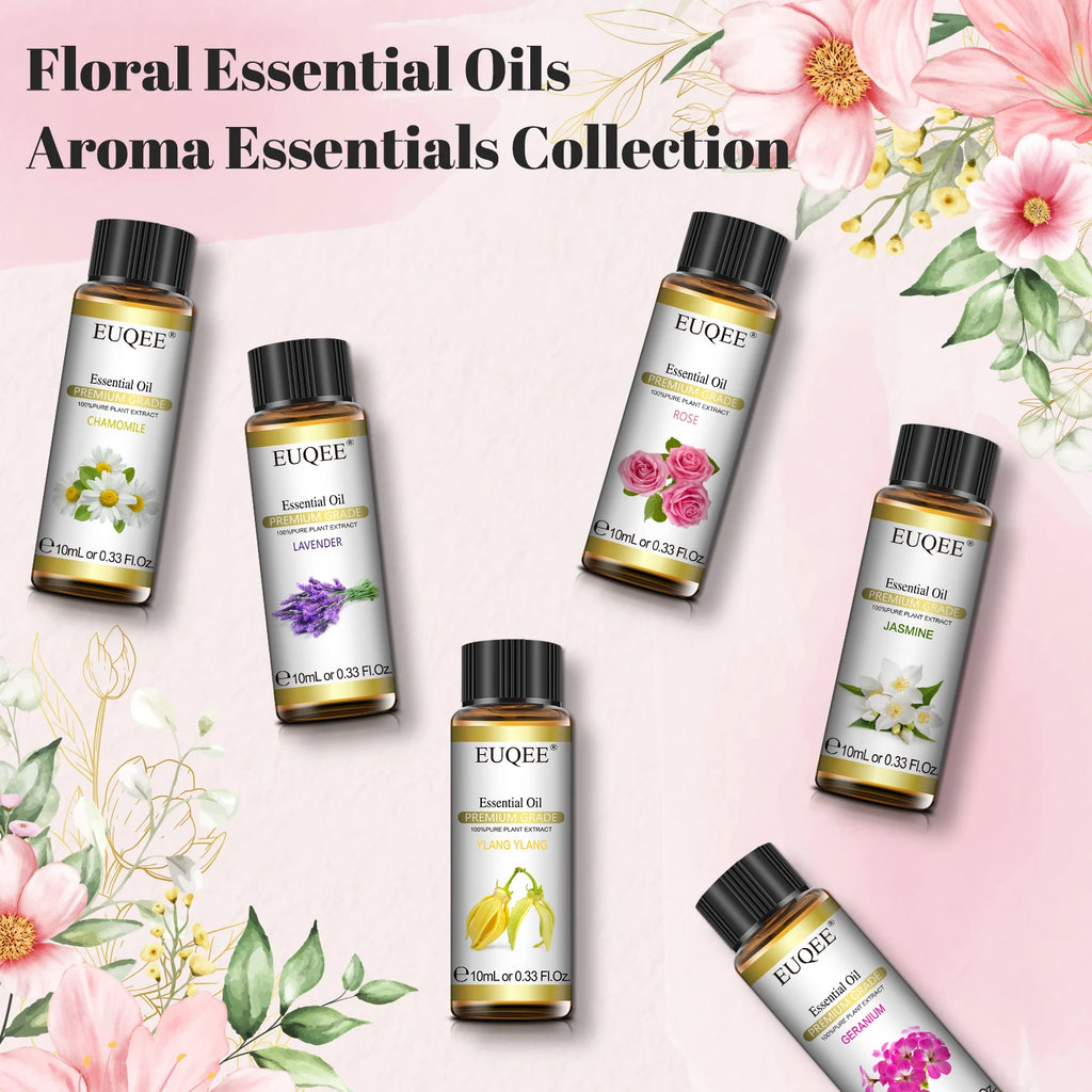 Essential Oils Set — 6 Pure Aromatherapy Oils