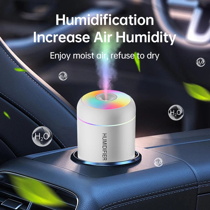 Mini Aroma Humidifier & Air Purifier — USB