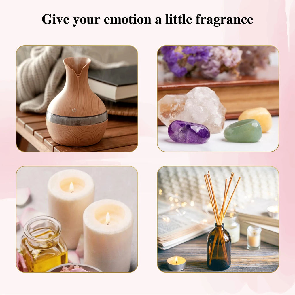 Essential Oils Set — 6 Pure Aromatherapy Oils